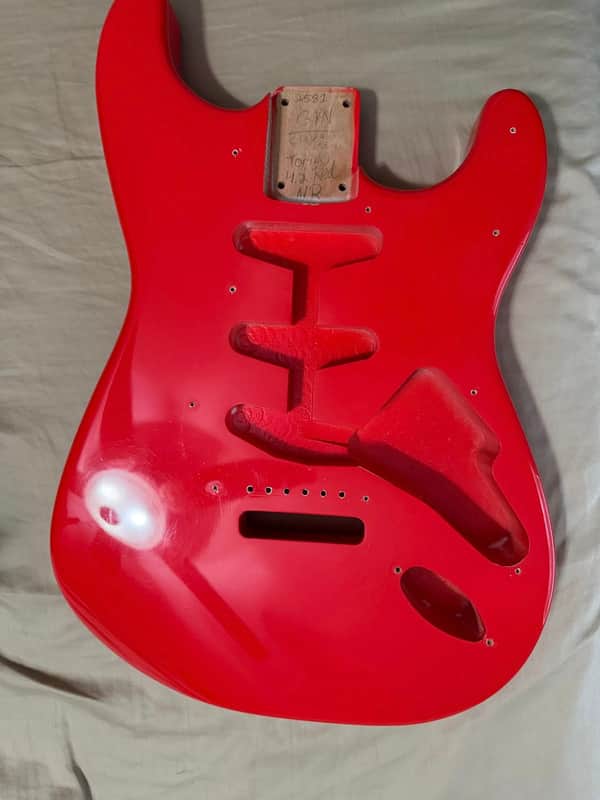 Guitar Mill Stratocaster Body - Nitro Torino Red image 1