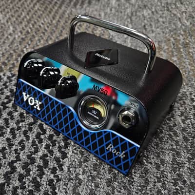 Vox MV50 Rock 50-Watt Guitar Amp Head - Blue / Silver image 1