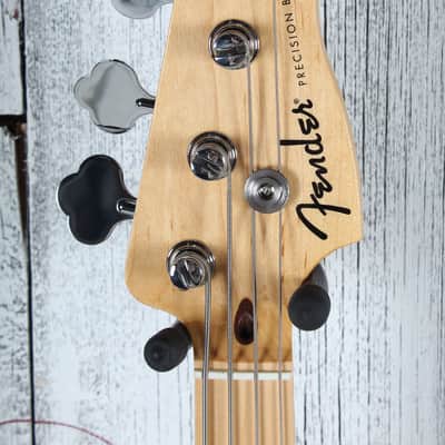 Fender Standard Precision Bass 4 String Electric Bass Guitar Olympic White image 10