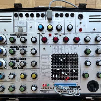 EMS Synthi AKS synthesizer + mods: the modular in a spartanite case legend ! image 2