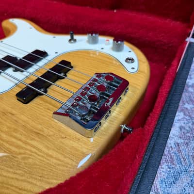 1989 Fender USA Longhorn Precision Bass Plus in Natural image 13