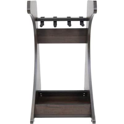 Gator Frameworks Elite Series 3 to 4-Space Guitar & Instrument Case Combo Rack Dark Walnut Brown Finish image 7