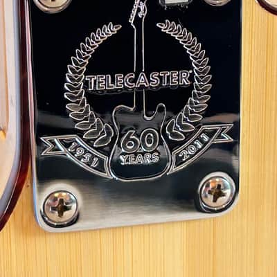 2011 Fender 60th Anniversary Lamboo Telecaster Electric Guitar image 13