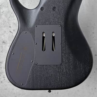 Mayones Duvell Elite Pro 7 Trans Jean Black 3 Tone Burst Satin image 5