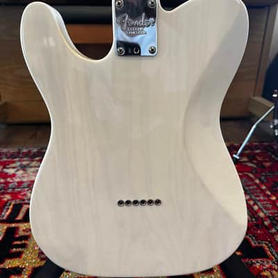 Fender American Deluxe Ash Telecaster 2014 - white blonde, upgrades image 7
