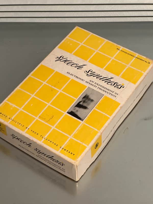 Bell System Science Experiment No.3: "Speech Synthesis" image 1