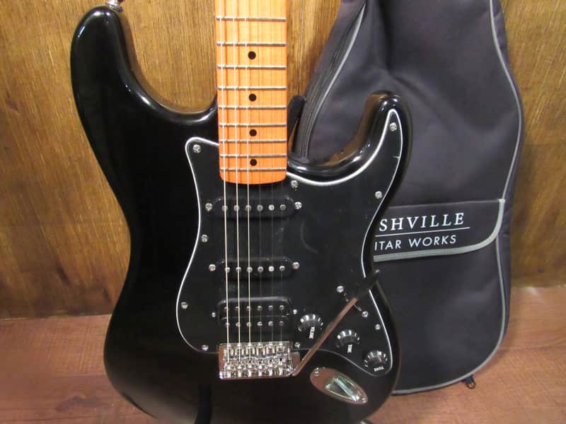 Refurbished Fender Squier Classic Vibe 70s HSS Stratocaster Black image 1