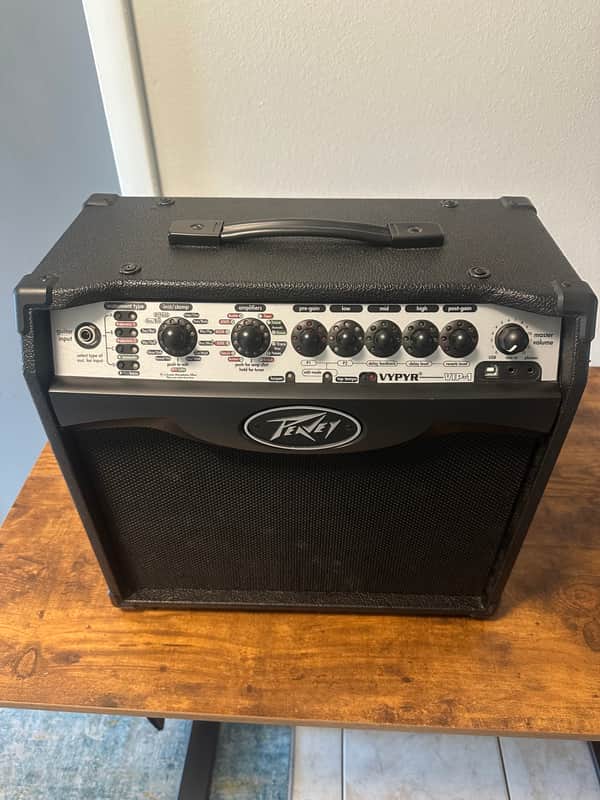 Peavey Vypyr VIP 1 Modeling 20W 1x8" Guitar/Bass/Acoustic Combo Amp 2010s - Black image 1