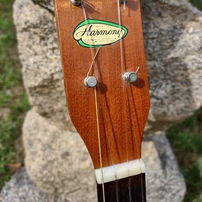 Harmony Baritone ukele 1950's - Mahogany natural image 3