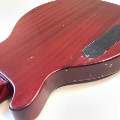Greco TVB-65 c.1980s 32" Medium Scale Bass Guitar Mahogany w/Soft Case image 9