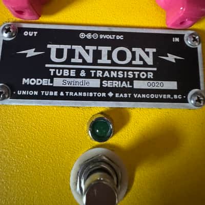 Union Tube & Transistor Swindle Distortion 2010s - Yellow image 4