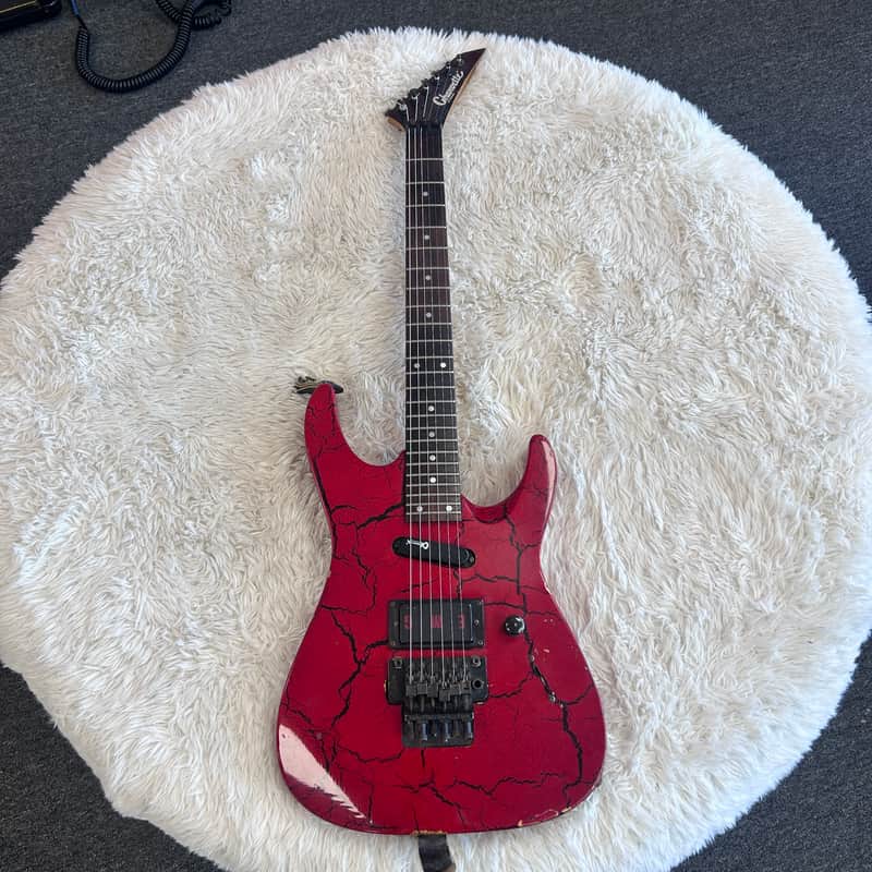 Charvel Charvette Model 170 late 80s - Red Crackle image 1