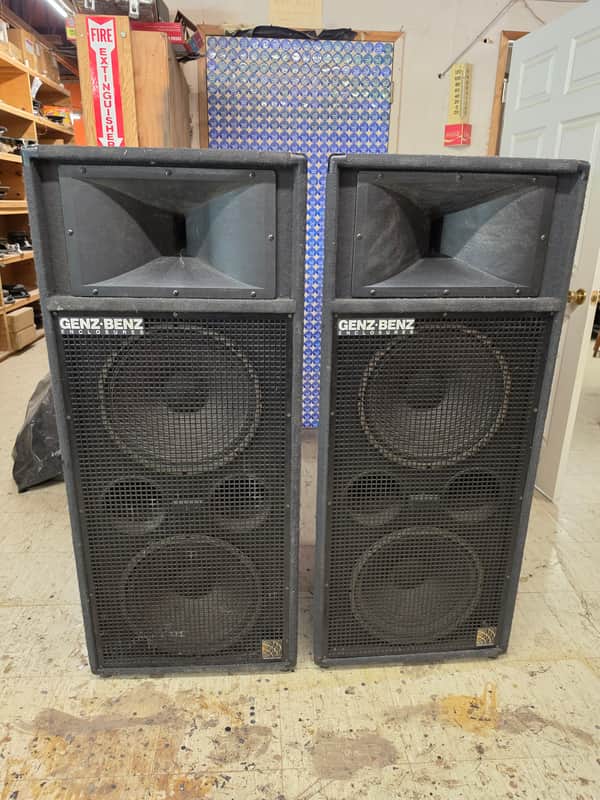 Genz Benz TAC 215 LH dual 15 inch speakers image 1
