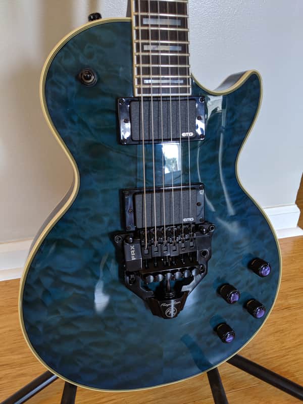 Epiphone Prophecy Les Paul Custom EX Plus with FRX Floyd Rose and