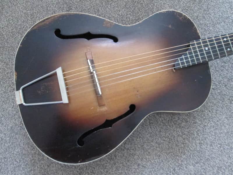 Grimshaw Hartford acoustic archtop 1930's natural image 1