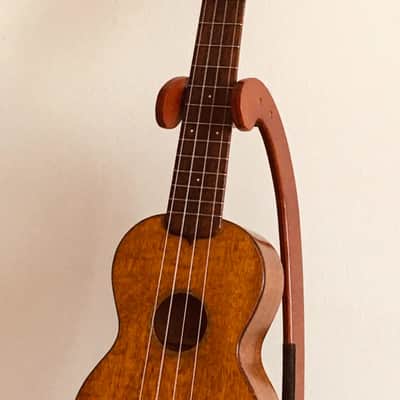 Vintage Martin Style 1K Koa Soprano Ukulele with Case image 2