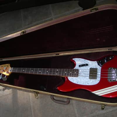 Fender Pawn Shop Mustang Bass 2013 - Candy Red image 10