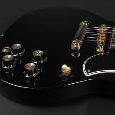 2017 Gibson Custom Shop SG Custom - Ebony | USA Long Neck Tenon 490R 498T Humbucker 3.17kg | CoA OHSC image 21