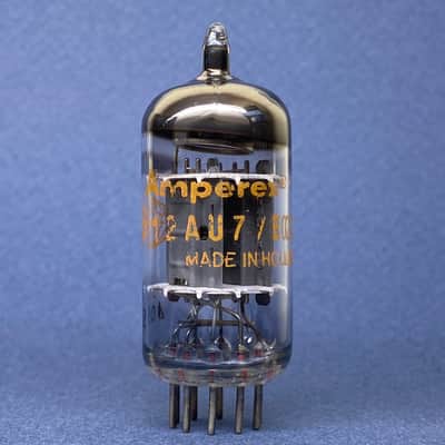 Amperex 12AU7 ECC82 • 1970 • 100% BALANCED Gm & mA tube • Strong NOS • Orange Globe • Philips, Heerlen ΔOB2 • Amplitrex AT-1000 Digitally Tested • Quite Very Low Noise • A-11 image 2