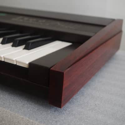 Wood ends for Yamaha DX7 DX9 synthesizer Side panels End caps Red Wood image 5