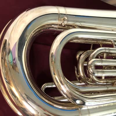Yamaha YEB 381 Silver Professional Eb Tuba! Gorgeous! Plays Fantastic!😎🔥 image 6