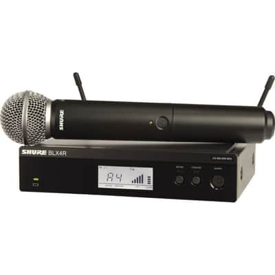 Shure BLX24R/SM58 UHF Wireless Microphone System - Perfect for Church, Karaok... image 2