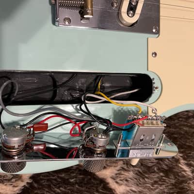 Squier Telecaster partscaster - Blue gloss image 8