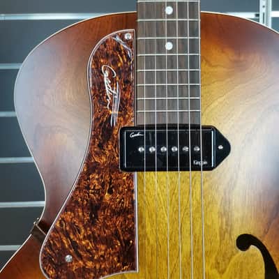 Godin 5th Avenue Kingpin Cognac Burst Left Handed 037728 image 4