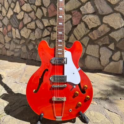 Epiphone Ltd. Ed. Casino - Rare GLOSS Sunrise Orange (2018 Qingdao) w/ Hard Case image 1