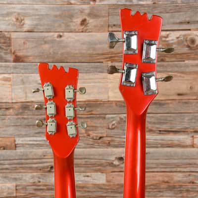 Mosrite Joe Maphis Double Neck Orange 1971 image 7