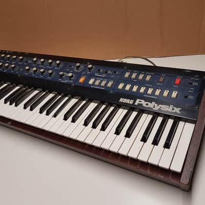 80's KORG POLYSIX SYNTHESIZER image 2