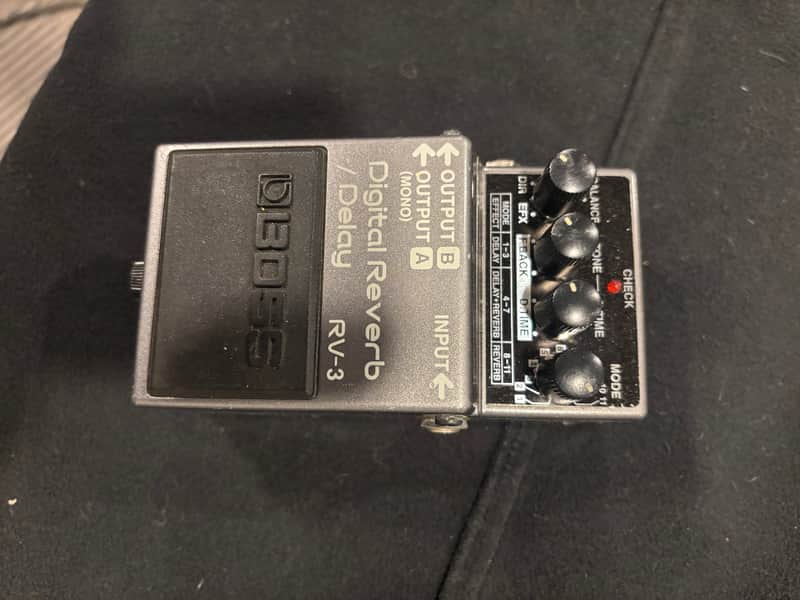 Boss RV-3 Digital Reverb/Delay (Pink or Dark Gray Label) 1994 - 2002 - Grey image 1