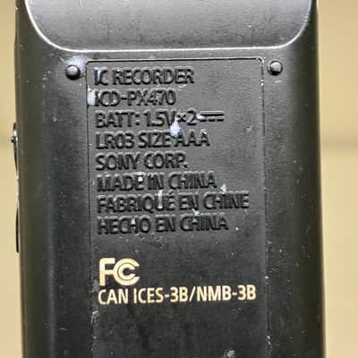 Sony ICD-PX470 Handheld Stereo Digital Voice Recorder 4GB USB microSD MP3 image 9