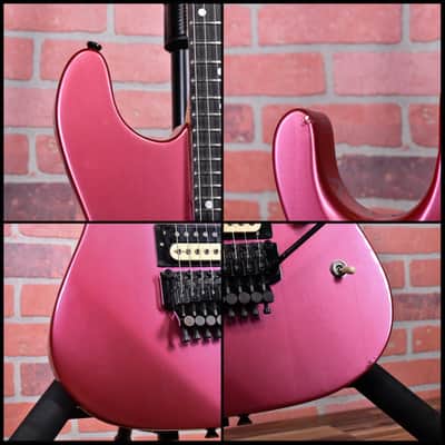 Kramer NightSwan Metallic Muted Pink MIJ 1987-1990 w/ Kramer Gig bag image 14