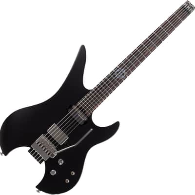 Schecter Synyster Gates Custom 6 TR-S Headless Guitar Satin Black image 1