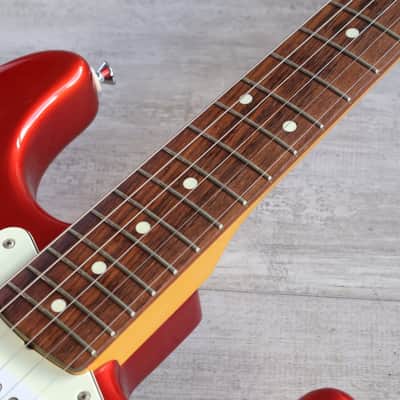 1993 Fender Japan ST62-53 '62 Reissue Stratocaster (Candy Apple Red) image 6