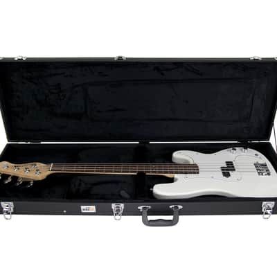 Gearlux Rectangular Bass Guitar Hard Case - Black image 4