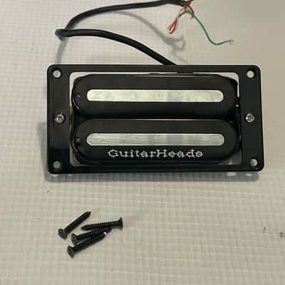 2000's GuitarHeads Megametal Dual Blade Neck Humbucker Guitar Pickup w/ Ring 10k image 1