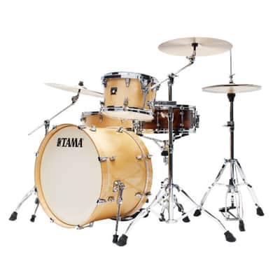 TAMA Superstar Classic 3-Piece Shell Pack with 22 x 14" Bass Drum, 12 x 8" Tom, and 16 x 16" Floor Tom with Legs (Gloss Natural Blonde) image 2