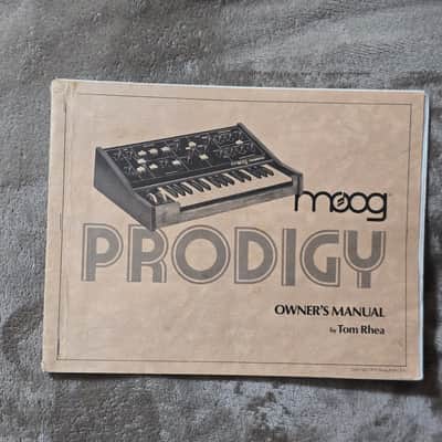 Moog Prodigy Owner's Manual by Tom Rhea
