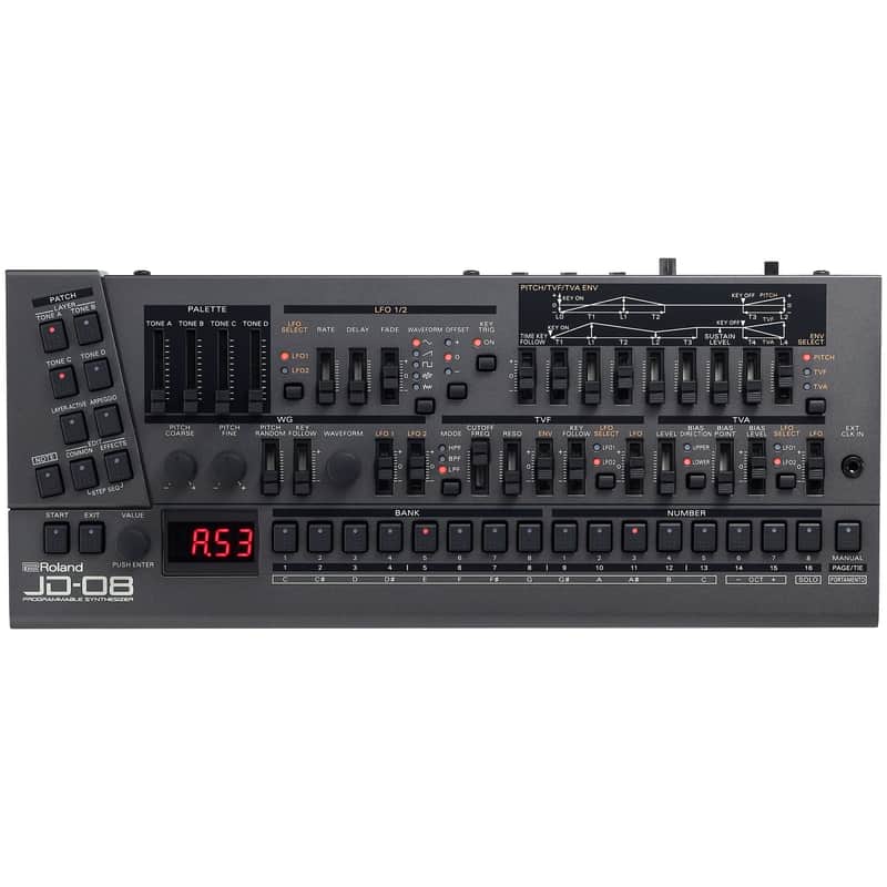 Immagine Roland JD-08 Boutique Series Programmable Synthesizer Module - 1