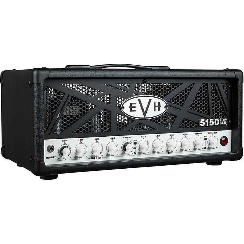EVH 5150III 50W 6L6 Tube Guitar Amp Head Regular Black image 1