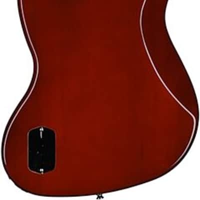 Squier Classic Vibe Active '70s Jazz Electric Bass, Maple Fingerboard, Black Pickguard, Mocha image 6