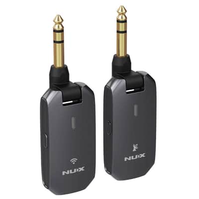 Immagine New NUX C-5RC 5.8GHz Guitar Wireless System with Charging Case - 5
