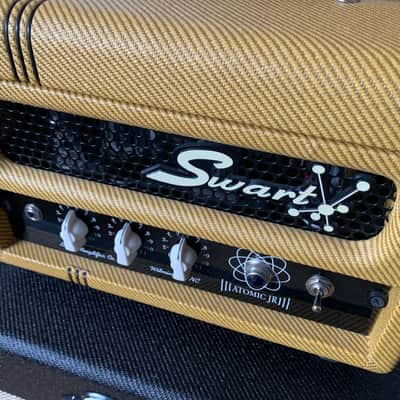 Swart Space Tone Atomic jr Head Tweed Amp 230V, near mint image 2