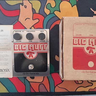 Electro Harmonix Big Muff Pi V5 Tone Bypass 1978–1980 Fuzz Distortion image 8