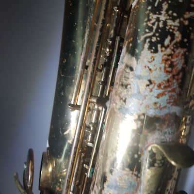 1934 BUESCHER TRUE TONE BARITONE SAX USA image 8