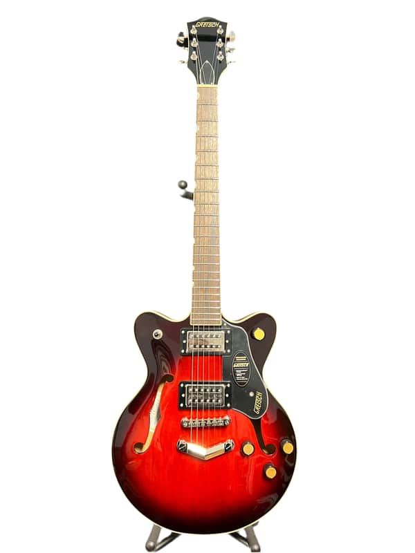 Gretsch G2655 Streamliner Center Block Jr. Double-Cut with V-Stoptail, BT-3S Pickups 2024 - Present - Claret Burst image 1