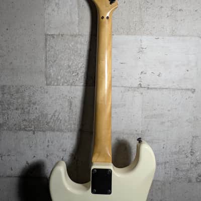 Alpha Matsumoku Japan Kramer Charvel style super strat 80's White image 12