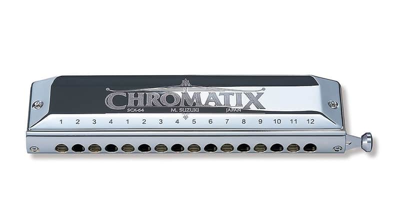 Suzuki SCX-64-C Key of C Deluxe Chromatic Harmonica w/ABS Case image 1